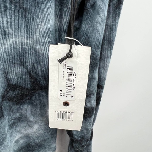 Treasure & Bond Women's Blouson Sleeve Tee Size XXS Black/White Brush Down - Picture 4 of 5